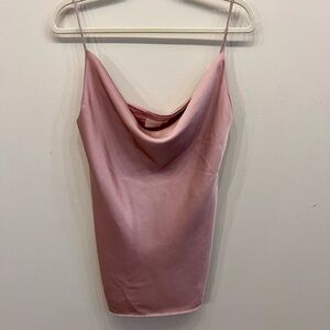 Sleek Mauve Cowl Neck Camisole